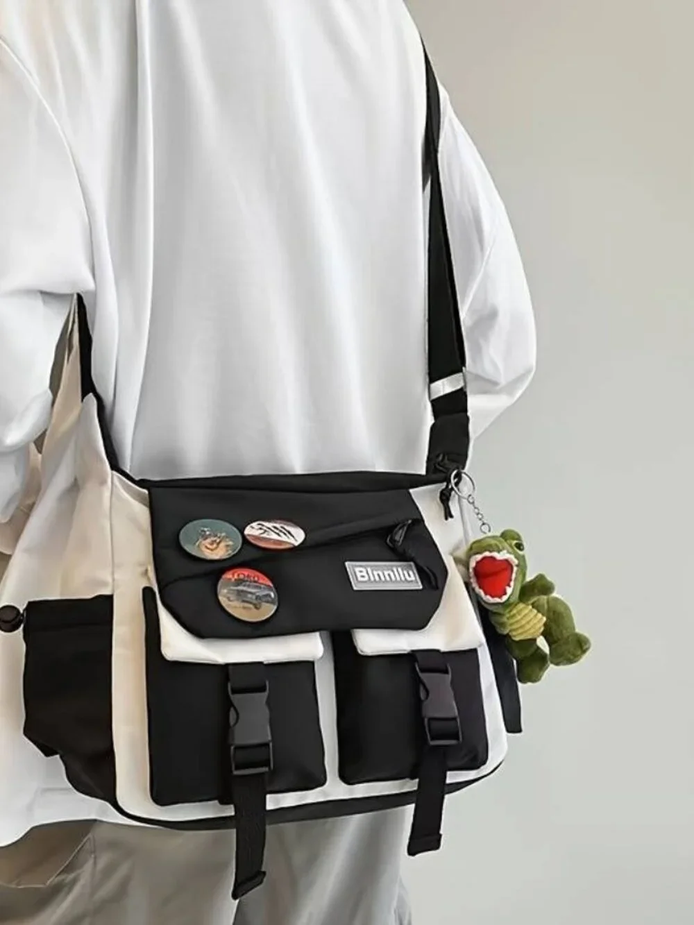 Large Capacity Shoulder Bag Messenger Bag Ins
